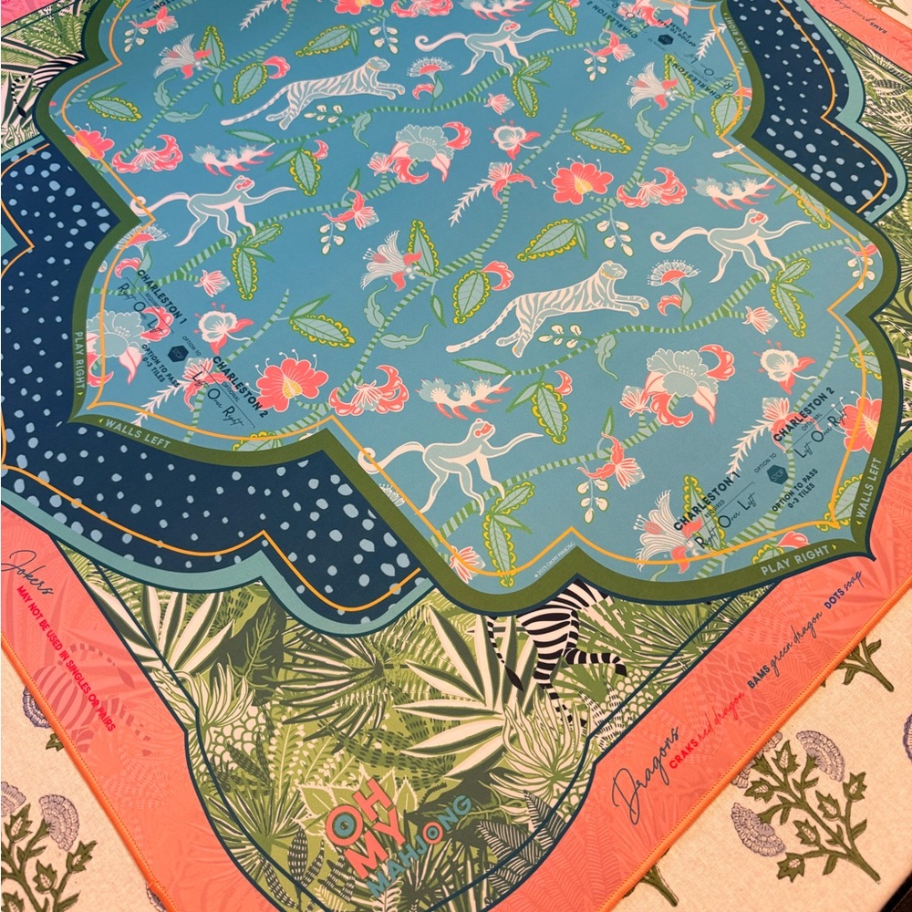 **LIKE NEW** Oh My Mahjong Serengeti Mat